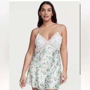 NWOT Victoria Secret Plunge Open Back Slip Dress